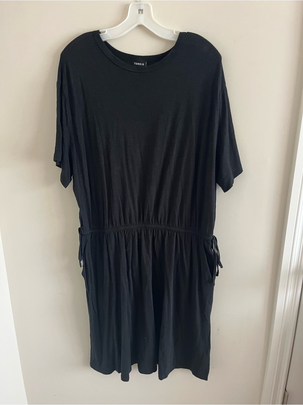 Torrid black dress with pockets